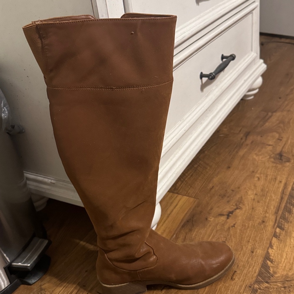 Brown Knee-High Boots - Picture 3 of 5